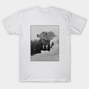 Snarl BW T-Shirt